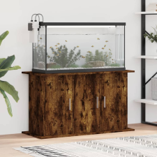 vidaXL Sonoma-tölgyszínű szerelt fa akváriumi állvány 101x41x58 cm halfelszerelések