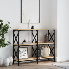 vidaXL sonoma-tölgyszínű szerelt fa dohányzóasztal 100 x 28 x 80,5 cm bútor