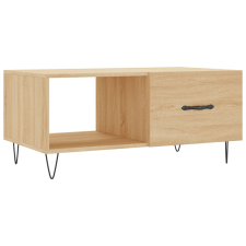 vidaXL sonoma-tölgyszínű szerelt fa dohányzóasztal 90 x 50 x 40 cm (829207) bútor