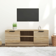 vidaXL sonoma-tölgyszínű szerelt fa fali TV-szekrény 102x35x36,5 cm bútor