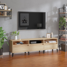 vidaXL sonoma-tölgyszínű szerelt fa fali TV-szekrény 150x30x44,5 cm bútor