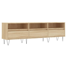 vidaXL sonoma-tölgyszínű szerelt fa fali TV-szekrény 150x30x44,5 cm (831279) bútor