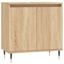 vidaXL sonoma-tölgyszínű szerelt fa fürdőszobaszekrény 58x30x60 cm (831575) fürdőszoba bútor