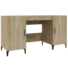 vidaXL sonoma-tölgyszínű szerelt fa íróasztal 140 x 50 x 75 cm (812774) bútor
