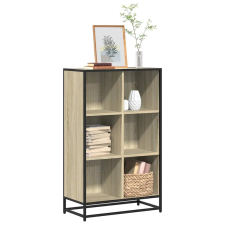 vidaXL sonoma tölgyszínű szerelt fa könyvszekrény 65,5x33x107,5 cm bútor