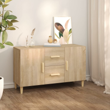 vidaXL sonoma-tölgyszínű szerelt fa tálalószekrény 100 x 36 x 60 cm bútor