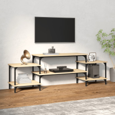 vidaXL sonoma tölgyszínű szerelt fa TV-szekrény 157x35x52 cm bútor