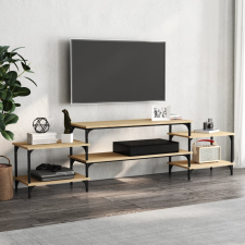 vidaXL sonoma tölgyszínű szerelt fa TV-szekrény 197x35x52 cm bútor