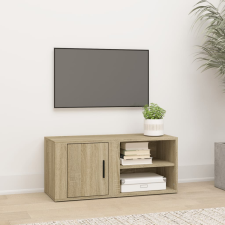 vidaXL sonoma tölgyszínű szerelt fa TV-szekrény 80x31,5x36 cm bútor