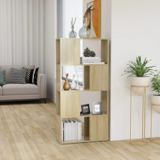 vidaXL sonoma-tölgyszínű térelválasztó könyvszekrény 60x24x124,5 cm bútor