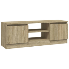 vidaXL sonoma-tölgyszínű TV-szekrény ajtóval 102 x 30 x 36 cm (823353) bútor