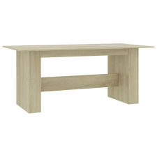 vidaXL sonomatölgy színű forgácslap étkezőasztal 180 x 90 x 76 cm (800471) bútor