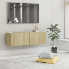 vidaXL sonomatölgy színű forgácslap TV-szekrény 100 x 30 x 30 cm bútor