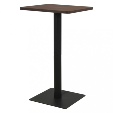 vidaXL Sötétbarna bisztróasztal 70 x 70 x 107 cm bútor