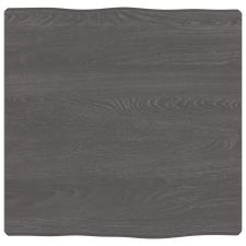 vidaXL sötétbarna kezelt tömör asztallap 40x40x(2-4) cm (363993) bútor