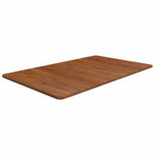 vidaXL sötétbarna kezelt tömör fa fürdőszobai pult 100x60x1,5 cm fürdőszoba bútor