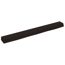 vidaXL sötétbarna kezelt tömör tölgyfa fali polc 100x10x6 cm (363796) bútor