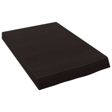 vidaXL sötétbarna kezelt tömör tölgyfa fali polc 40x60x(2-6) cm (363757) bútor