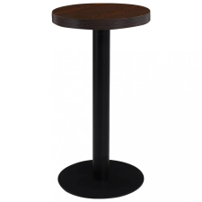 vidaXL Sötétbarna MDF bisztróasztal 40 cm bútor