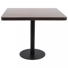 vidaXL Sötétbarna MDF bisztróasztal 80 x 80 cm (286434) bútor
