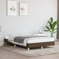 vidaXL sötétbarna szövet ágykeret 120x200 cm ágy és ágykellék