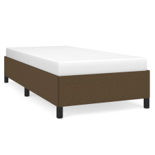 vidaXL sötétbarna szövet ágykeret 90 x 200 cm (347037) ágy és ágykellék