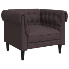 vidaXL sötétbarna szövet Chesterfield kanapé (372541) bútor
