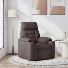 vidaXL sötétbarna szövet dönthető fotel (4015547) bútor