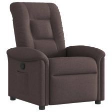 vidaXL sötétbarna szövet dönthető fotel (4015621) bútor