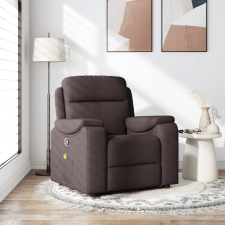 vidaXL sötétbarna szövet dönthető masszázsfotel masszázsfotel