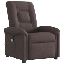 vidaXL sötétbarna szövet dönthető masszázsfotel (4015631) masszázsfotel