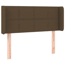 vidaXL sötétbarna szövet fejtámla 83x16x78/88 cm (3118745) ágy és ágykellék