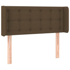 vidaXL sötétbarna szövet fejtámla 83x16x78/88 cm (3119179) ágy és ágykellék