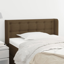 vidaXL sötétbarna szövet fejtámla 93x16x78/88 cm ágy és ágykellék