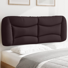 vidaXL sötétbarna szövet fejtámla párna 120 cm ágy és ágykellék