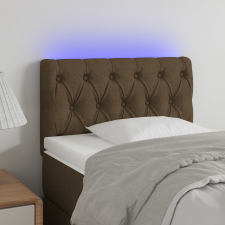 vidaXL sötétbarna szövet LED-es fejtámla 80 x 7 x 78/88 cm ágy és ágykellék