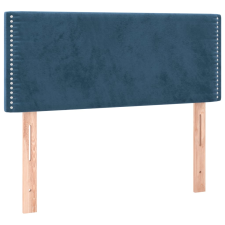 vidaXL sötétkék bársony fejtámla 100x5x78/88 cm (345922) ágy és ágykellék
