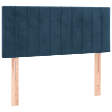 vidaXL sötétkék bársony fejtámla 100x5x78/88 cm (346240) ágy és ágykellék