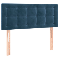 vidaXL sötétkék bársony fejtámla 100x5x78/88 cm (346454) ágy és ágykellék