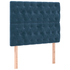 vidaXL sötétkék bársony fejtámla 100x7x78/88 cm (3116714) ágy és ágykellék