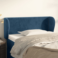 vidaXL sötétkék bársony fejtámla 103x23x78/88 cm ágy és ágykellék