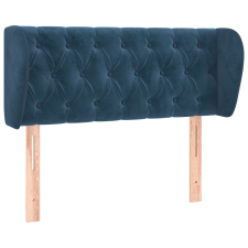 vidaXL sötétkék bársony fejtámla 103x23x78/88 cm (3117526) ágy és ágykellék