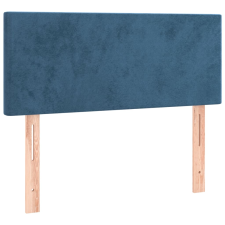 vidaXL sötétkék bársony fejtámla 80 x 5 x 78/88 cm (345742) ágy és ágykellék