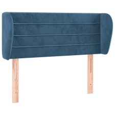 vidaXL sötétkék bársony fejtámla szárnyakkal 83x23x78/88 cm ágy és ágykellék