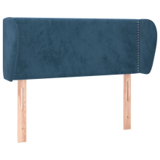 vidaXL sötétkék szövet fejtámla szárnyakkal 93x23x78/88 cm (3117044) ágy és ágykellék