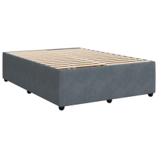 vidaXL sötétszürke bársony ágykeret 160x200 cm (3285019) ágy és ágykellék