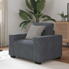 vidaXL sötétszürke bársony kanapéfotel 59 cm bútor