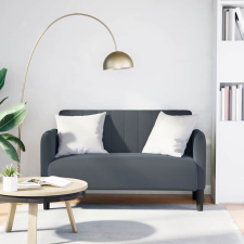 vidaXL sötétszürke bársony loveseat kanapé 109 cm bútor