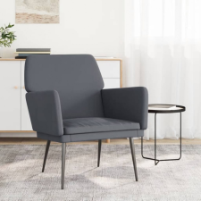 vidaXL sötétszürke bársonyfotel 62x79x79 cm bútor