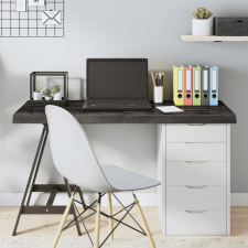 vidaXL sötétszürke kezelt tömör tölgyfa asztallap 120x50x6 cm bútor